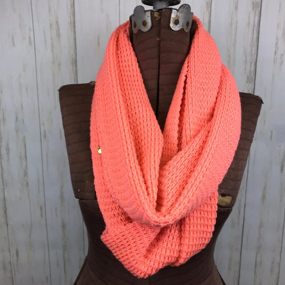 BCBGeneration Accessories - BCBGeneration Infinity Scarf Cowl Peach Rose